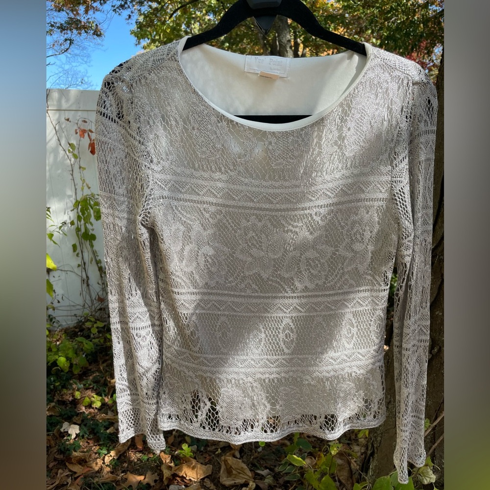 Vue Point lace top